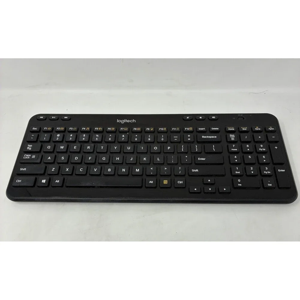 Logitech K360 Wireless Compact Black Keyboard Y-R0017 with USB Unifying Receiver